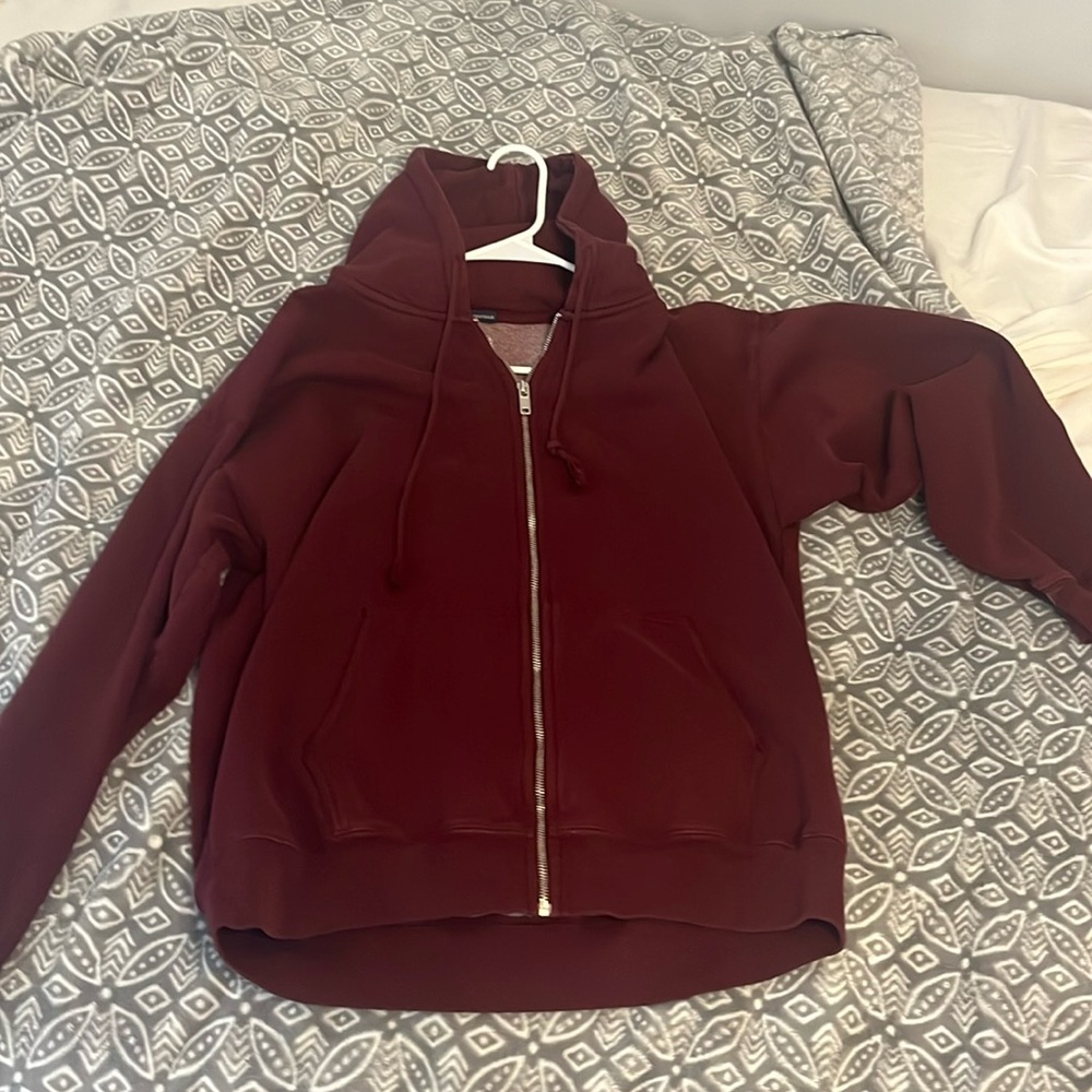 Brandy Melville Oversized Zip-up Jacket